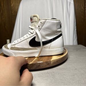 Nike Kids White and Black Sneakers